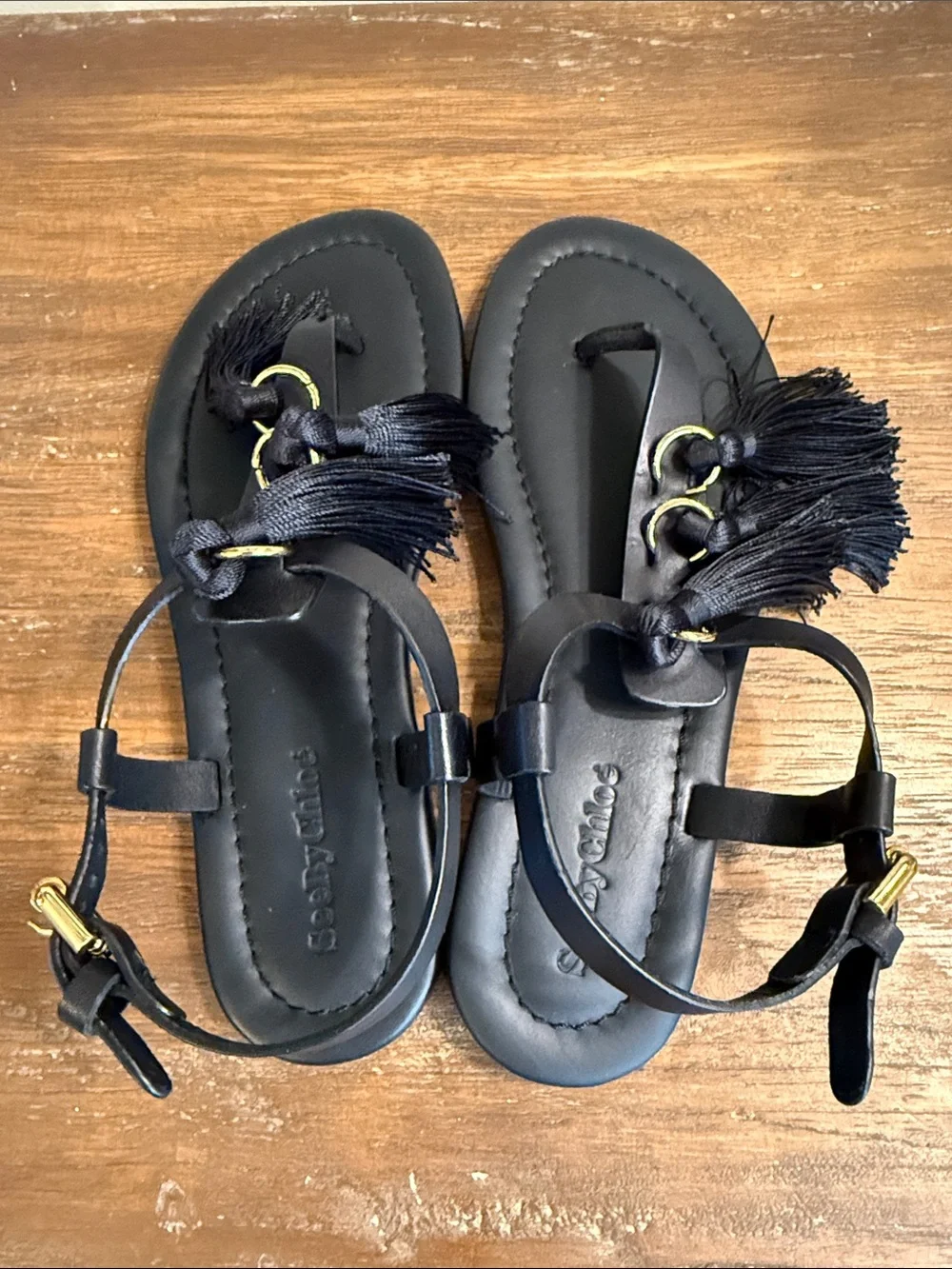 See By Chloe Kime Pom Pom Sandals